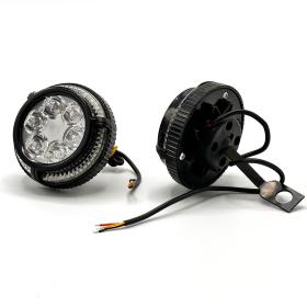 طقم مصابيح ضبابية 6 LED 12V-85V للدراجات النارية
