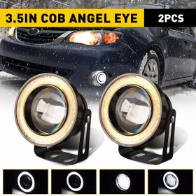 مصباح ضباب دائري LED IP65 إضاءة بيضاء ساطعة 7000K