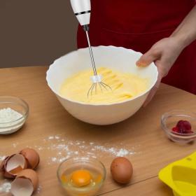 خفاق حليب محمول قابل للشحن بـ3 سرعات ورأس مزدوج