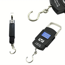 ميزان الأمتعة الرقمي المحمول مع شاشة LCD 50 كجم / 10G WH-A08